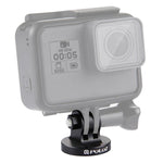 PULUZ Adattatore CNC per montaggio su treppiede con foro per vite da 1/4 di pollice per GoPro Hero11 Nero / HERO10 Nero /9 Nero /8 Nero /7 /6 /5 /5 Sessione /4 Sessione /4 /3+ /3 /2 /1, DJI OsmoAzione e altre action camera, 1/4 Inch Screw Hole (Black) ...