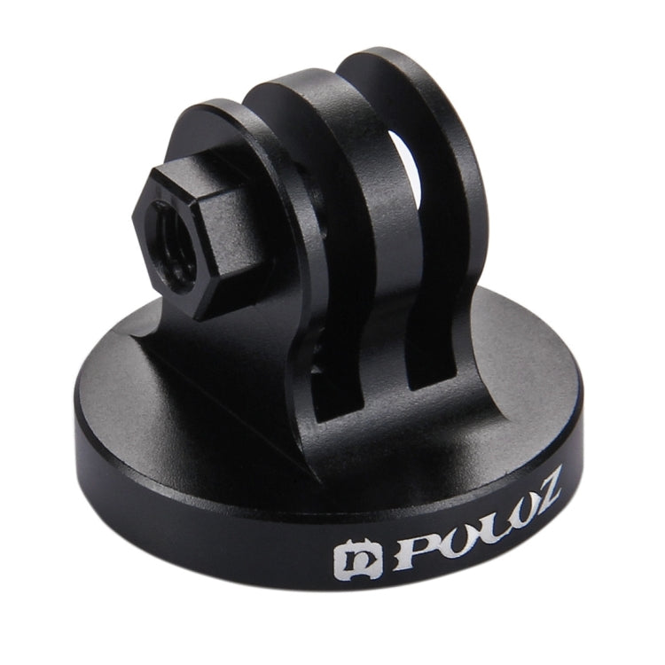 PULUZ Adattatore CNC per montaggio su treppiede con foro per vite da 1/4 di pollice per GoPro Hero11 Nero / HERO10 Nero /9 Nero /8 Nero /7 /6 /5 /5 Sessione /4 Sessione /4 /3+ /3 /2 /1, DJI OsmoAzione e altre action camera, 1/4 Inch Screw Hole (Black) ...