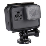 PULUZ Adattatore CNC per montaggio su treppiede con foro per vite da 1/4 di pollice per GoPro Hero11 Nero / HERO10 Nero /9 Nero /8 Nero /7 /6 /5 /5 Sessione /4 Sessione /4 /3+ /3 /2 /1, DJI OsmoAzione e altre action camera, 1/4 Inch Screw Hole (Black) ...