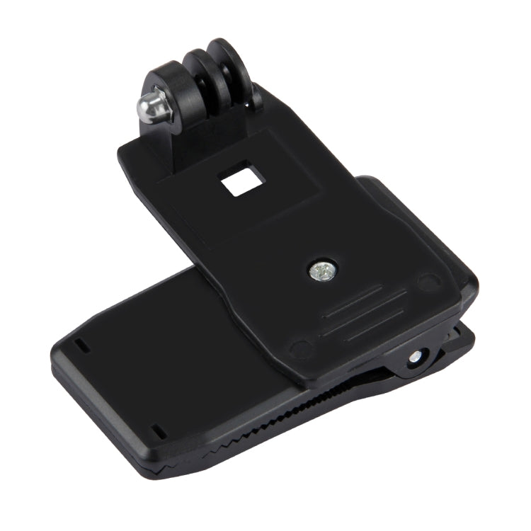 PULUZ Zaino girevole a 360 gradi Rec-mounts Supporto con morsetto a sgancio rapido per GoPro Hero11 Nero / HERO10 Nero /9 Nero /8 Nero /7 /6 /5 /5 Sessione /4 Sessione /4 /3+ /3 /2 /1,DJI Osmo Action e altre action camera, Hat Rec-mount