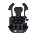 PULUZ Fibbia a sgancio rapido per superficie orizzontale per fotocamere PULUZ Action Sports Jaws Flex Clamp Mount per GoPro Hero11 Nero / HERO10 Nero /9 Nero /8 Nero /7 /6 /5 /5 Sessione /4 Sessione /4 /3+ /3 /2 /1, DJI Osmo Action e altre action camer...