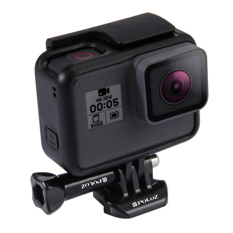 PULUZ Fibbia a sgancio rapido per superficie orizzontale per fotocamere PULUZ Action Sports Jaws Flex Clamp Mount per GoPro Hero11 Nero / HERO10 Nero /9 Nero /8 Nero /7 /6 /5 /5 Sessione /4 Sessione /4 /3+ /3 /2 /1, DJI Osmo Action e altre action camer...