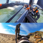 PULUZ Supporto per tavola da surf con supporto adesivo per GoPro Hero11 Black / HERO10 Black / HERO9 Black /HERO8 / HERO7 /6 /5 /5 Session /4 Session /4 /3+ /3 /2 /1, Insta360 ONE R, DJI OsmoAzione e altre action camera, Surf Board Mount