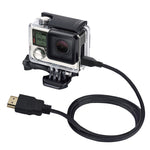 Cavo video PULUZ da 19 pin HDMI a micro HDMI per GoPro Hero11 Black / HERO10 Black / HERO9 Black /8 Black /7 /6 /5 /4 /3+ /3, Sony, LG, Panasonic, Canon, Nikon, smartphone e fotocamere,Lunghezza: 1,5 m, HDMI Cable for Gopro
