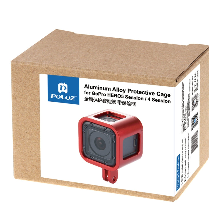 PULUZ Guscio alloggiamento Gabbia protettiva in lega di alluminio CNC con telaio assicurativo per GoPro HERO5 Session /HERO4 Session /HERO Session, For HERO5 Session with Frame UK Stock, For HERO4 Session UK Stock, For HERO5 Session with Frame US Stock...