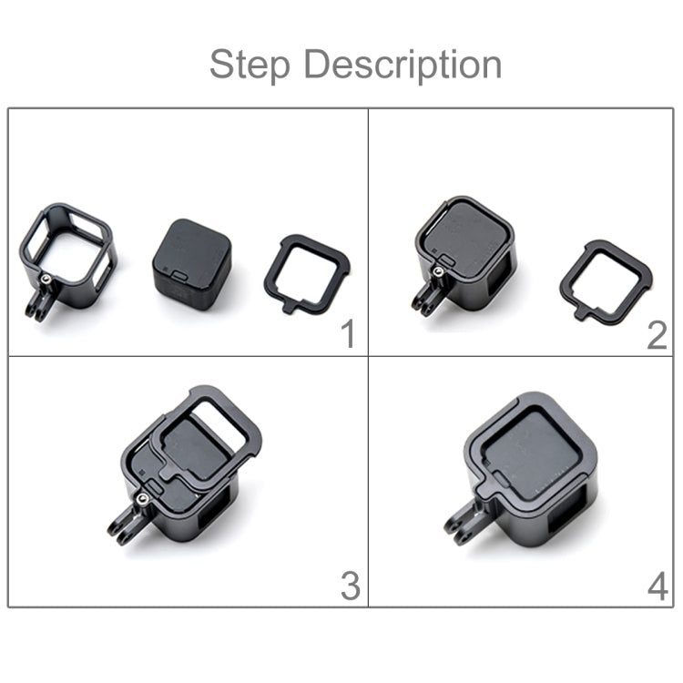 PULUZ Guscio alloggiamento Gabbia protettiva in lega di alluminio CNC con telaio assicurativo per GoPro HERO5 Session /HERO4 Session /HERO Session, For HERO5 Session with Frame UK Stock, For HERO4 Session UK Stock, For HERO5 Session with Frame US Stock...