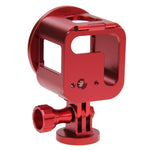 PULUZ Guscio alloggiamento Kit gabbia protettiva in lega di alluminio CNC con chiave in metallo, copriobiettivo, vite e adattatore per treppiede per GoPro HERO5 Session /HERO4 Session /HERO Session, For HERO5 Session UK Stock, For HERO5 Session US Stoc...