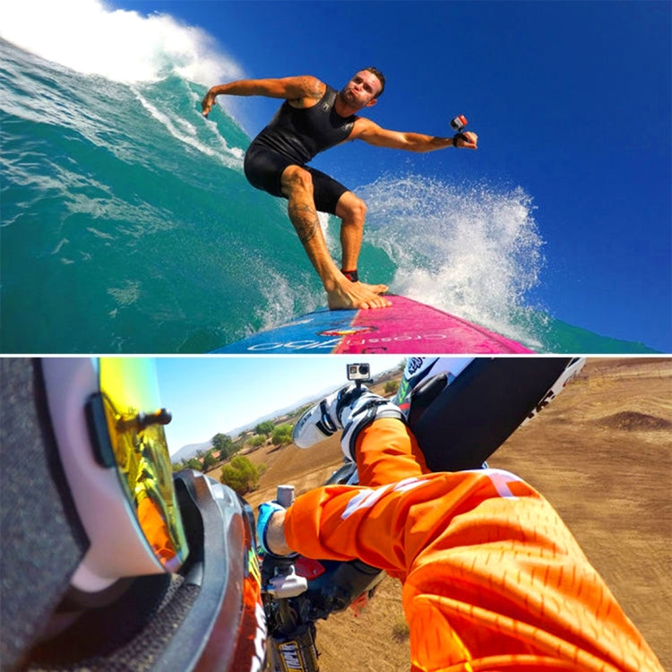 PULUZ Fascia per montaggio con cinturino da palmo stile guanto con rotazione a 360 gradi per GoPro Hero11 Black / HERO10 Black / HERO9 Black / HERO8 Black / HERO7 /6 /5 /5 Session /4 Session /4 /3+ /3 /2 /1, Insta360 ONE R, DJI Osmo Action e altre acti...