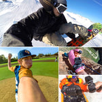 PULUZ Fascia per montaggio con cinturino da palmo stile guanto con rotazione a 360 gradi per GoPro Hero11 Black / HERO10 Black / HERO9 Black / HERO8 Black / HERO7 /6 /5 /5 Session /4 Session /4 /3+ /3 /2 /1, Insta360 ONE R, DJI Osmo Action e altre acti...