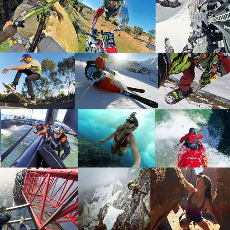 PULUZ Braccio orientabile a 3 vie regolabile con 2 viti lunghe per fotocamere PULUZ Action Sports Jaws Flex Clamp Mount per GoPro Hero11 Black / HERO10 Black /9 Black /8 Black /7 /6 /5 /5 Session /4 Session /4 /3+/3 /2 /1, DJI Osmo Action e altre actio...