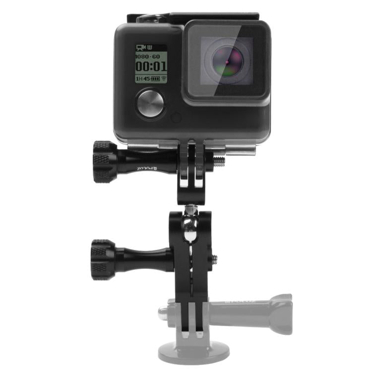 Supporto con giunto sferico in alluminio per action camera