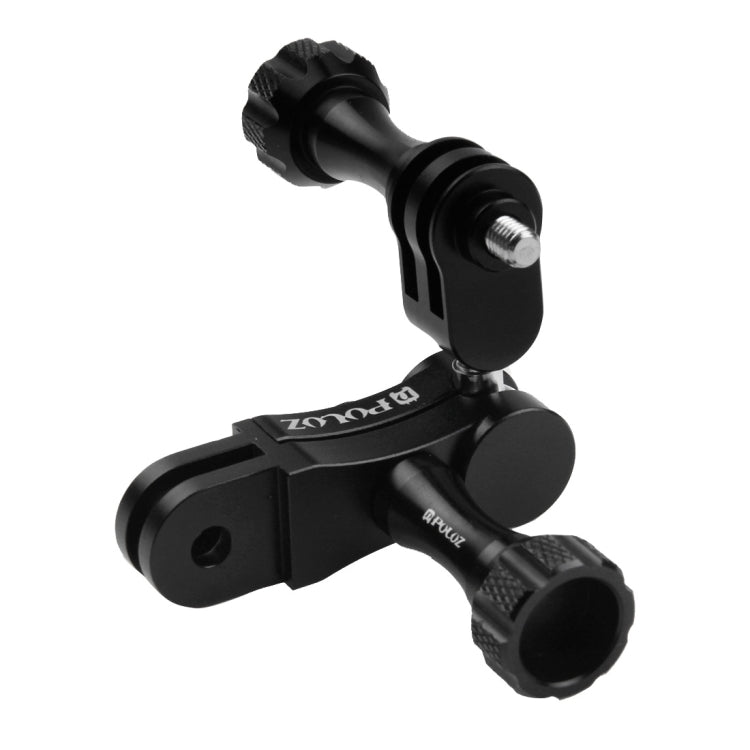 PULUZ Supporto con giunto sferico in alluminio CNC con 2 viti lunghe per GoPro Hero11 Black / HERO10 Black /9 Black /8 Black /7 /6 /5 /5 Session /4 Session /4 /3+ /3 /2 /1, DJI Osmo Actione altre action camera, CN Stock, Ball Joint Mount (US)
