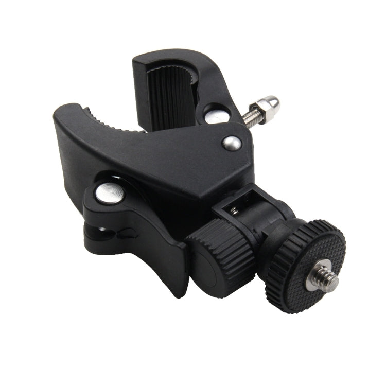 PULUZ Supporto per Manubrio per Bicicletta Moto con Supporto per Treppiede e Vite per GoPro Hero11 Nero / HERO10 Nero /9 Nero /8 Nero /7 /6 /5 /5 Sessione /4 Sessione /4 /3+ /3 /2 /1, DJI Osmo Actione altre action camera, Lengthened Mount