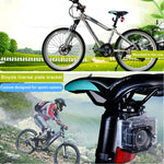 PULUZ Supporto per cuscino per sedile bici in lega di alluminio per GoPro Hero11 Black / HERO10 Black / HERO9 Black / HERO8 Black /7 /6 /5 /5 Session /4 Session /4 /3+ /3 /2 /1, DJI Osmo Action, Xiaoyie altre action camera, Seat Mount