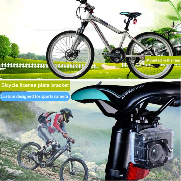 PULUZ Supporto per cuscino per sedile bici in lega di alluminio per GoPro Hero11 Black / HERO10 Black / HERO9 Black / HERO8 Black /7 /6 /5 /5 Session /4 Session /4 /3+ /3 /2 /1, DJI Osmo Action, Xiaoyie altre action camera, Seat Mount