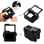 PULUZ Custodia Gabbia protettiva in lega di alluminio CNC con telaio assicurativo e lente UV da 52 mm per GoPro HERO (2018) /7 Nero /6 /5, For HERO6 /5 Pull Frame UK Stock, For HERO6 /5 Pull Frame US Stock, For HERO6 /5 Pull Frame AE Stock             ...