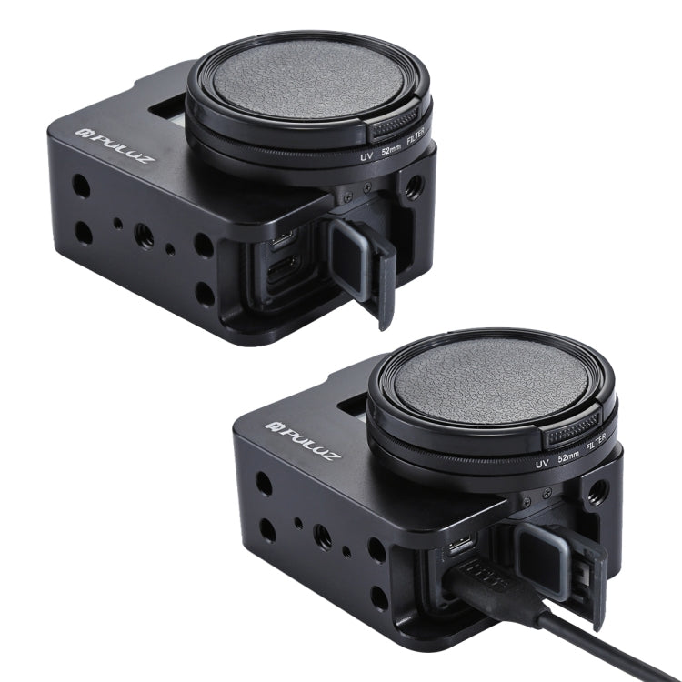 PULUZ Custodia Gabbia protettiva in lega di alluminio CNC con telaio assicurativo e lente UV da 52 mm per GoPro HERO (2018) /7 Nero /6 /5, For HERO6 /5 Pull Frame UK Stock, For HERO6 /5 Pull Frame US Stock, For HERO6 /5 Pull Frame AE Stock             ...