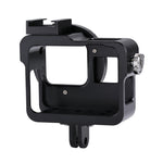 PULUZ Custodia Gabbia protettiva in lega di alluminio CNC con obiettivo UV da 52 mm per GoPro HERO (2018) /7 Nero /6 /5, For HERO6 /5 No Frame UK Stock, For HERO6 /5 No Frame US Stock, For HERO6 /5 No Frame AE Stock, For HERO6 /5 No Frame              ...