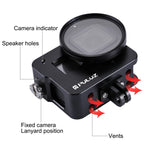 PULUZ Custodia Gabbia protettiva in lega di alluminio CNC con obiettivo UV da 52 mm per GoPro HERO (2018) /7 Nero /6 /5, For HERO6 /5 No Frame UK Stock, For HERO6 /5 No Frame US Stock, For HERO6 /5 No Frame AE Stock, For HERO6 /5 No Frame              ...