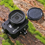 PULUZ Custodia Gabbia protettiva in lega di alluminio CNC con obiettivo UV da 52 mm per GoPro HERO (2018) /7 Nero /6 /5, For HERO6 /5 No Frame UK Stock, For HERO6 /5 No Frame US Stock, For HERO6 /5 No Frame AE Stock, For HERO6 /5 No Frame              ...