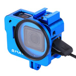 Custodia gabbia in alluminio con filtro UV per GoPro HERO