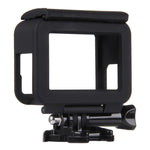 PULUZ Custodia in plastica ABS Custodia protettiva per montaggio su telaio Gabbia con piedistallo e vite lunga per GoPro HERO (2018) /7 Nero /6 /5, For GoPro HERO6 /5, HERO6 /5(US)