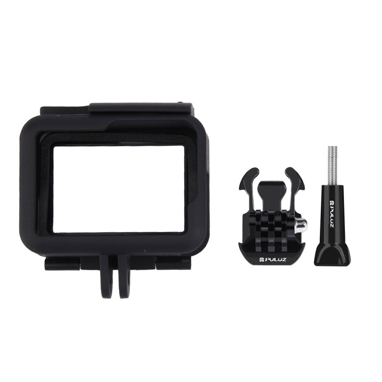 PULUZ Custodia in plastica ABS Custodia protettiva per montaggio su telaio Gabbia con piedistallo e vite lunga per GoPro HERO (2018) /7 Nero /6 /5, For GoPro HERO6 /5, HERO6 /5(US)