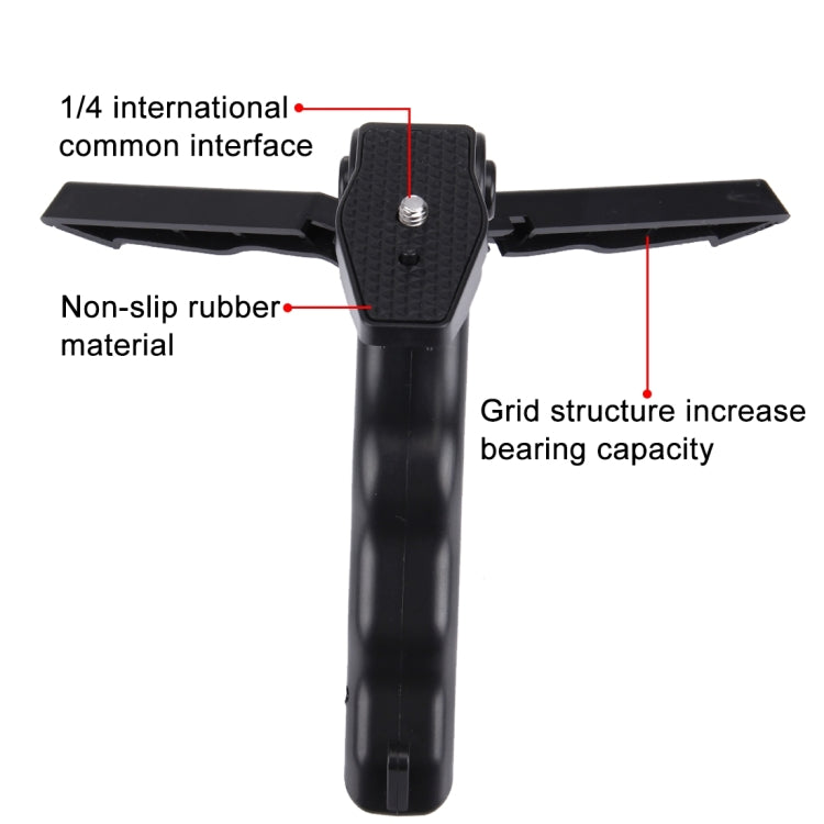Supporto per treppiede pieghevole PULUZ Grip con adattatore e viti per GoPro Hero11 Black / HERO10 Black / HERO9 Black / HERO8 Black / HERO7 /6 /5 /5 Session /4 Session /4 /3+ /3 /2 /1, Xiaoyi e altre azioniFotocamere, carico massimo: 2 kg, Load Max: 2kg