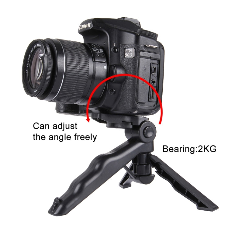 Supporto per treppiede pieghevole PULUZ Grip con adattatore e viti per GoPro Hero11 Black / HERO10 Black / HERO9 Black / HERO8 Black / HERO7 /6 /5 /5 Session /4 Session /4 /3+ /3 /2 /1, Xiaoyi e altre azioniFotocamere, carico massimo: 2 kg, Load Max: 2kg