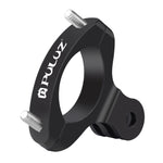 PULUZ Adattatore per manubrio bici Supporto in alluminio per GoPro Hero11 Black / HERO10 Black /9 Black /8 Black /7 /6 /5 /5 Session /4 Session /4 /3+ /3 /2 /1, DJI Osmo Action e altre action cam, Aluminum Mount