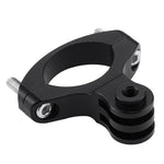 PULUZ Adattatore per manubrio bici Supporto in alluminio per GoPro Hero11 Black / HERO10 Black /9 Black /8 Black /7 /6 /5 /5 Session /4 Session /4 /3+ /3 /2 /1, DJI Osmo Action e altre action cam, Aluminum Mount