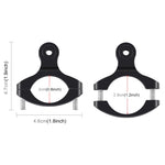 PULUZ Adattatore per manubrio bici Supporto in alluminio per GoPro Hero11 Black / HERO10 Black /9 Black /8 Black /7 /6 /5 /5 Session /4 Session /4 /3+ /3 /2 /1, DJI Osmo Action e altre action cam, Aluminum Mount