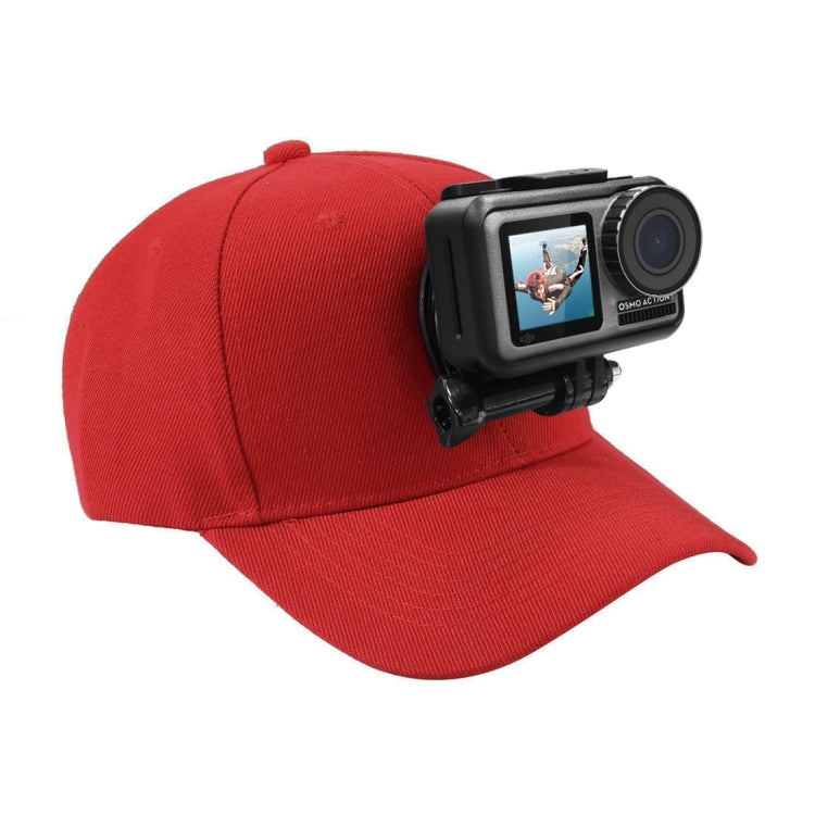 PULUZ Cappello da baseball con gancio a J e vite per supporto per GoPro, DJI OSMO Action e altre action cam, Baseball Hat Black Color, Baseball Hat Red Color, Baseball Hat Dark Blue Color, Baseball Hat Black (US Stock), Baseball Hat Red (US Stock)     ...