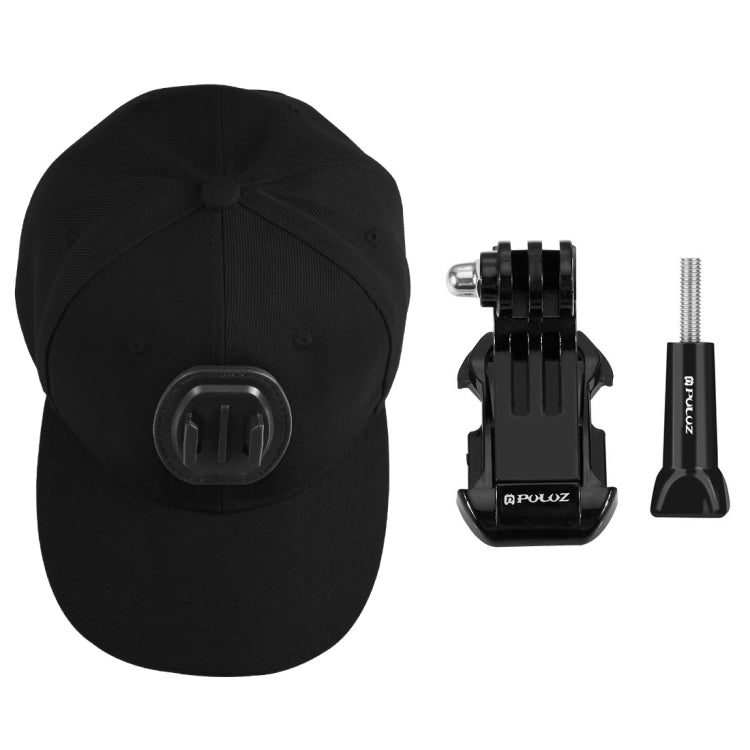 PULUZ Cappello da baseball con gancio a J e vite per supporto per GoPro, DJI OSMO Action e altre action cam, Baseball Hat Black Color, Baseball Hat Red Color, Baseball Hat Dark Blue Color, Baseball Hat Black (US Stock), Baseball Hat Red (US Stock)     ...