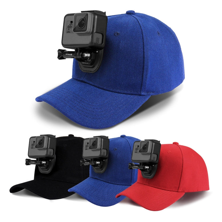 PULUZ Cappello da baseball con gancio a J e vite per supporto per GoPro, DJI OSMO Action e altre action cam, Baseball Hat Black Color, Baseball Hat Red Color, Baseball Hat Dark Blue Color, Baseball Hat Black (US Stock), Baseball Hat Red (US Stock)     ...