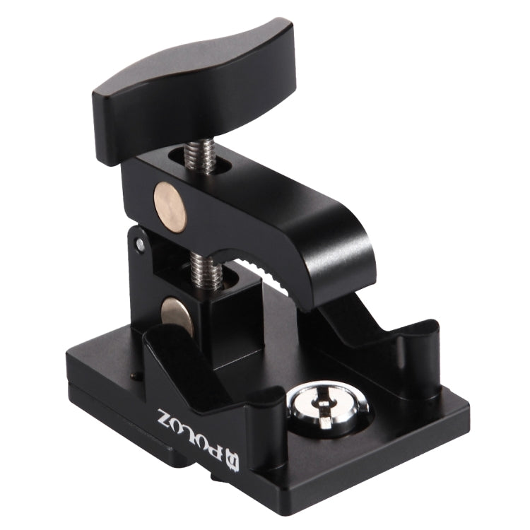 PULUZ Morsetto di fissaggio universale con supporto in lega di alluminio per GoPro Hero11 Black / HERO10 Black /9 Black /8 Black /7 /6 /5 /5 Session /4 Session /4 /3+ /3 /2 /1, DJI Osmo Action e altre azioniMacchine fotografiche, Fixing Clamp Mount
