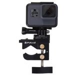 PULUZ Morsetto di fissaggio universale con supporto in lega di alluminio per GoPro Hero11 Black / HERO10 Black /9 Black /8 Black /7 /6 /5 /5 Session /4 Session /4 /3+ /3 /2 /1, DJI Osmo Action e altre azioniMacchine fotografiche, Fixing Clamp Mount