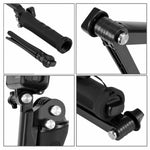 PULUZ Treppiede pieghevole con impugnatura a 3 vie Monopiede con estensione selfie-stick per GoPro, Insta360 ONE R, DJI Osmo Action e altre action camera, Lunghezza: 20-58 cm, Length: 20-58cm, Length: 20-58cm(AE)