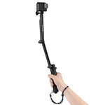 PULUZ Treppiede pieghevole con impugnatura a 3 vie Monopiede con estensione selfie-stick per GoPro, Insta360 ONE R, DJI Osmo Action e altre action camera, Lunghezza: 20-58 cm, Length: 20-58cm, Length: 20-58cm(AE)