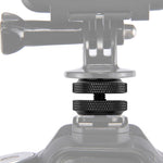 Adattatore a vite rinforzato PULUZ Hot Shoe da 1/4 pollici con doppio dado per fotocamere DSLR, GoPro HERO10 Black / HERO9 Black / HERO8 Black / HERO7 /6 /5 /5 Session /4 Session /4 /3+ /3 /2 /1,Xiaoyi e altre action camera, Double Nut