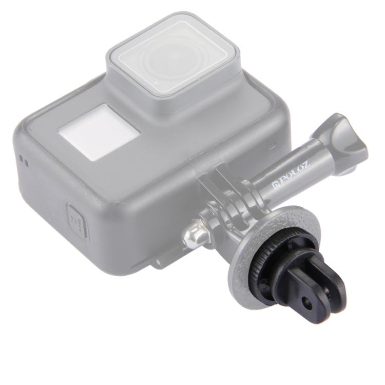 PULUZ Mini formato 1/4 pollici vite adattatore per treppiede per GoPro Hero11 nero / HERO10 nero /9 nero /8 nero /7 /6 /5 /5 sessione /4 sessione /4 /3+ /3 /2 /1, DJIOsmo Action e altre action camera, foro per vite diametro 3,9 mm, diametro 2,2 cm     ...