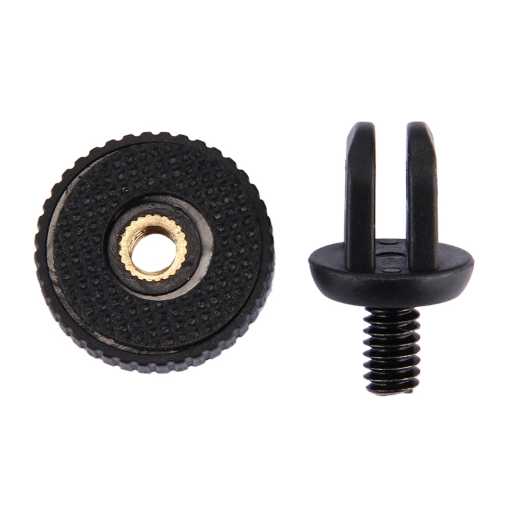 PULUZ Adattatore per montaggio su treppiede a vite da 1/4 di pollice per GoPro Hero11 Nero / HERO10 Nero /9 Nero /8 Nero /7 /6 /5 /5 Sessione /4 Sessione /4 /3+ /3 /2 /1, DJI Osmo Action eAltre action camera Foro per vite diametro 5 mm, diametro 3,3 cm...