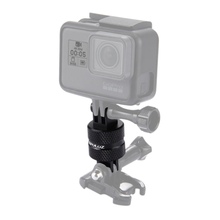 PULUZ Supporto per treppiede con braccio di estensione girevole CNC con rotazione a 360 gradi per GoPro Hero11 Nero / HERO10 Nero /9 Nero /8 Nero /7 /6 /5 /5 Sessione /4 Sessione /4 /3+ /3 /2 /1, DJI OsmoAzione e altre action cam, Extension Adapter