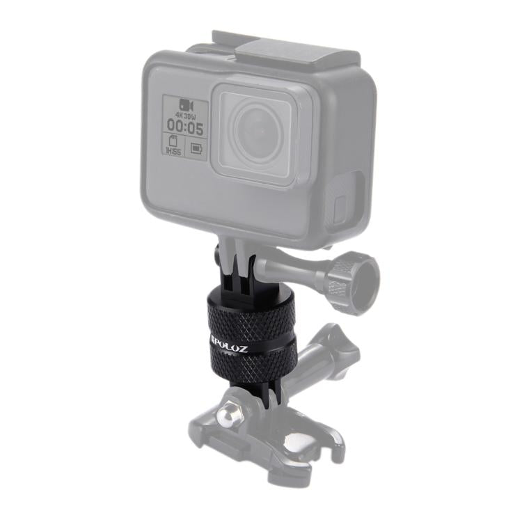 PULUZ Supporto per treppiede con braccio di estensione girevole CNC con rotazione a 360 gradi per GoPro Hero11 Nero / HERO10 Nero /9 Nero /8 Nero /7 /6 /5 /5 Sessione /4 Sessione /4 /3+ /3 /2 /1, DJI OsmoAzione e altre action cam, Extension Adapter