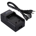 Caricabatteria con presa EU PULUZ con cavo per batteria Canon NB-11L, NB-11L UE Plug