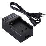PULUZ Caricabatteria con presa EU con cavo per batteria Casio CNP120, CNP120 EU Plug