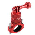 PULUZ Supporto adattatore per manubrio in alluminio per bici con rotazione a 360 gradi con vite per GoPro Hero11 nero / HERO10 nero /9 nero /8 nero /7 /6 /5 /5 sessione /4 sessione /4 /3+ /3 /2 /1, DJI OsmoAzione e altre action cam, AE Stock (Blue)    ...
