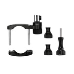 PULUZ Supporto adattatore per manubrio in alluminio per bici con rotazione a 360 gradi con vite per GoPro Hero11 nero / HERO10 nero /9 nero /8 nero /7 /6 /5 /5 sessione /4 sessione /4 /3+ /3 /2 /1, DJI OsmoAzione e altre action cam                     ...