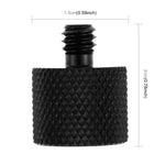 Vite adattatore con filettatura femmina da 3/8" PULUZ a vite adattatore con filettatura maschio da 1/4".