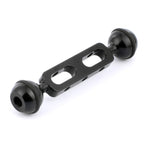Braccio a doppia sfera in lega di alluminio PULUZ da 5,1 pollici e 13 cm, diametro della sfera: 25 mm, 5.1 inch (Black), 5.1 inch (Blue), 5.1 inch (Red)